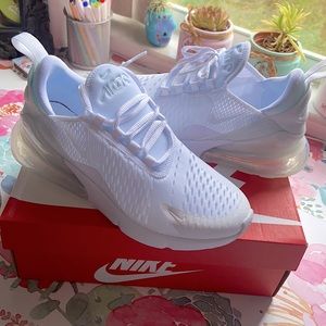 AirMax 270 white/metallic women’s size 7.5